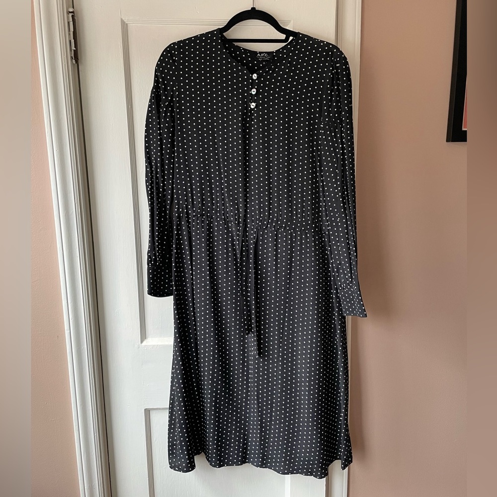 A.P.C. | Polka Dot Midi Dress